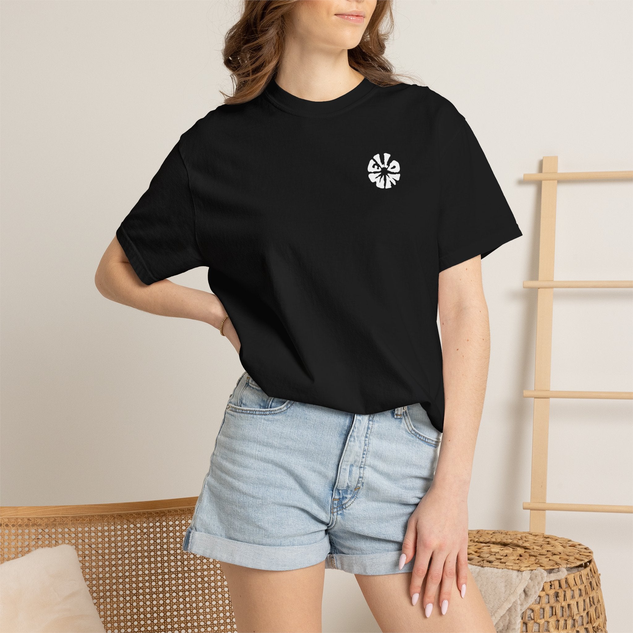 Mellow Premium Unisex White T-Shirt with Minimalist Logo