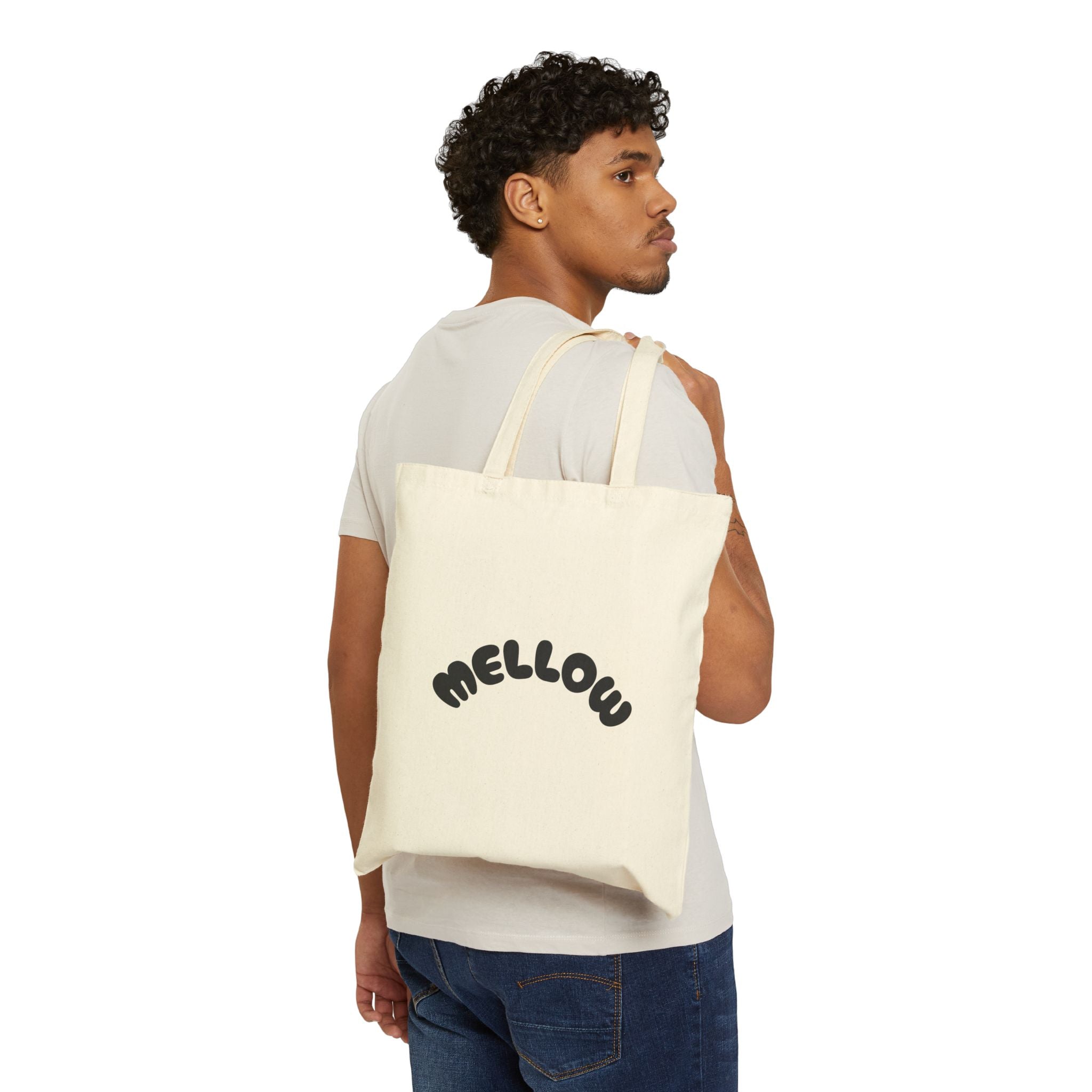 Retro Cotton Tote Bag | Mellow Canvas Shopper Printify