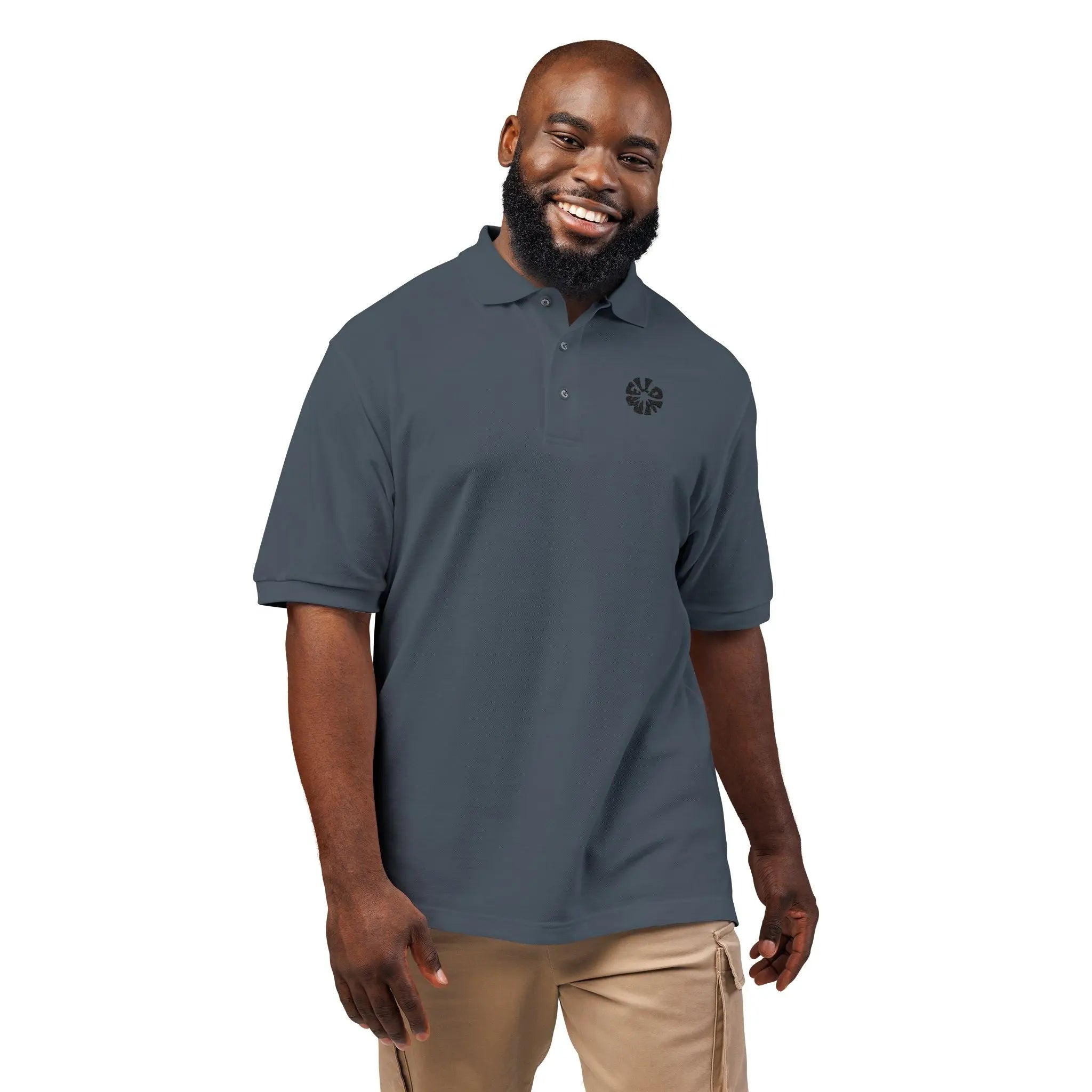 Mellow Embroidered Celtic Knot Polo Shirt — Classic Men's/Women's Casual Tee Printify