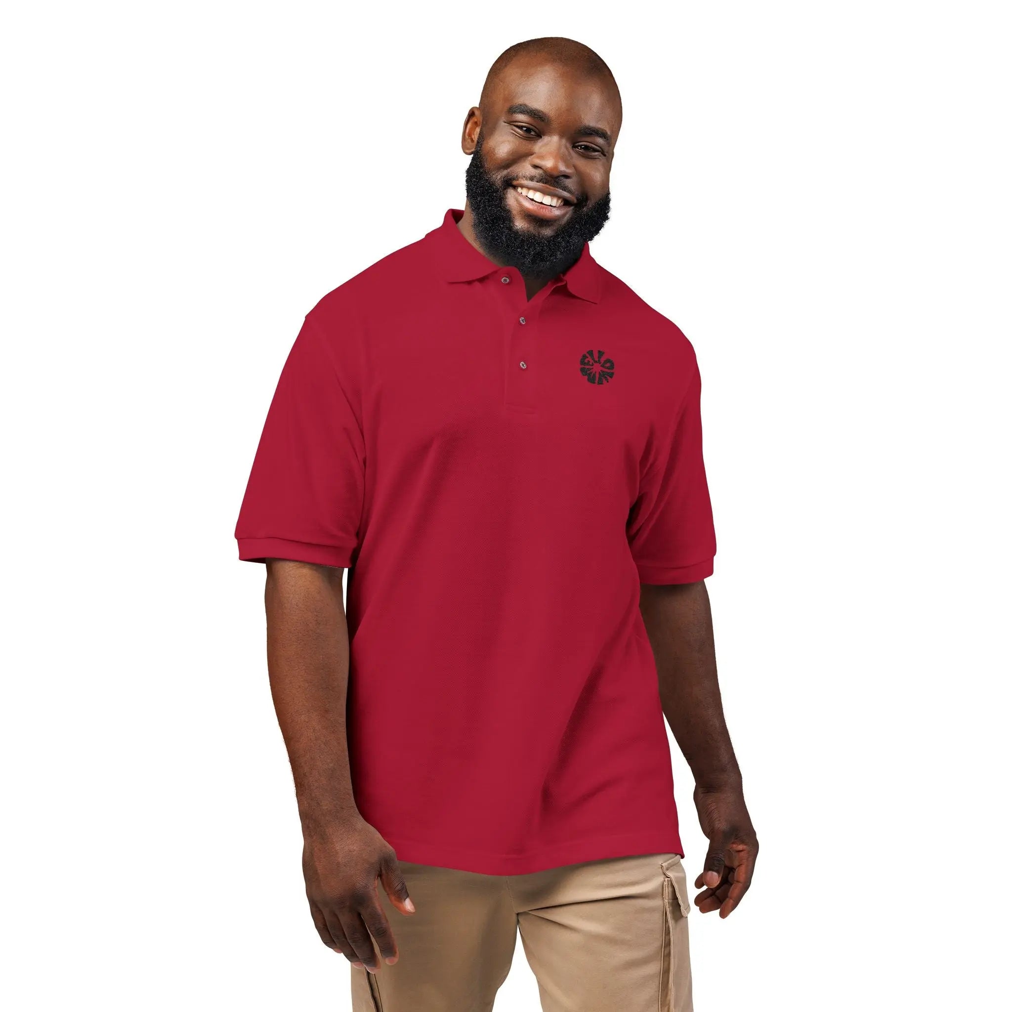 Mellow Embroidered Celtic Knot Polo Shirt — Classic Men's/Women's Casual Tee Printify