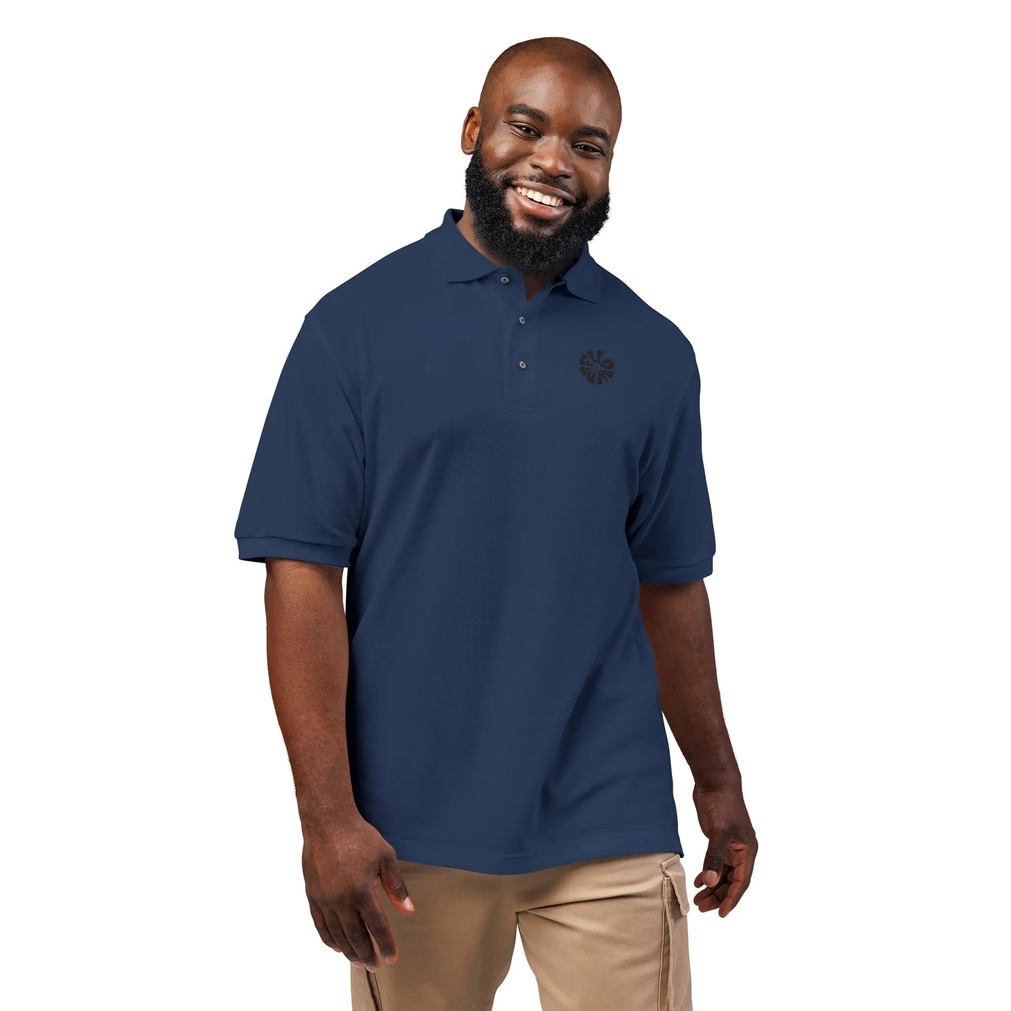 Mellow Embroidered Celtic Knot Polo Shirt — Classic Men's/Women's Casual Tee Printify