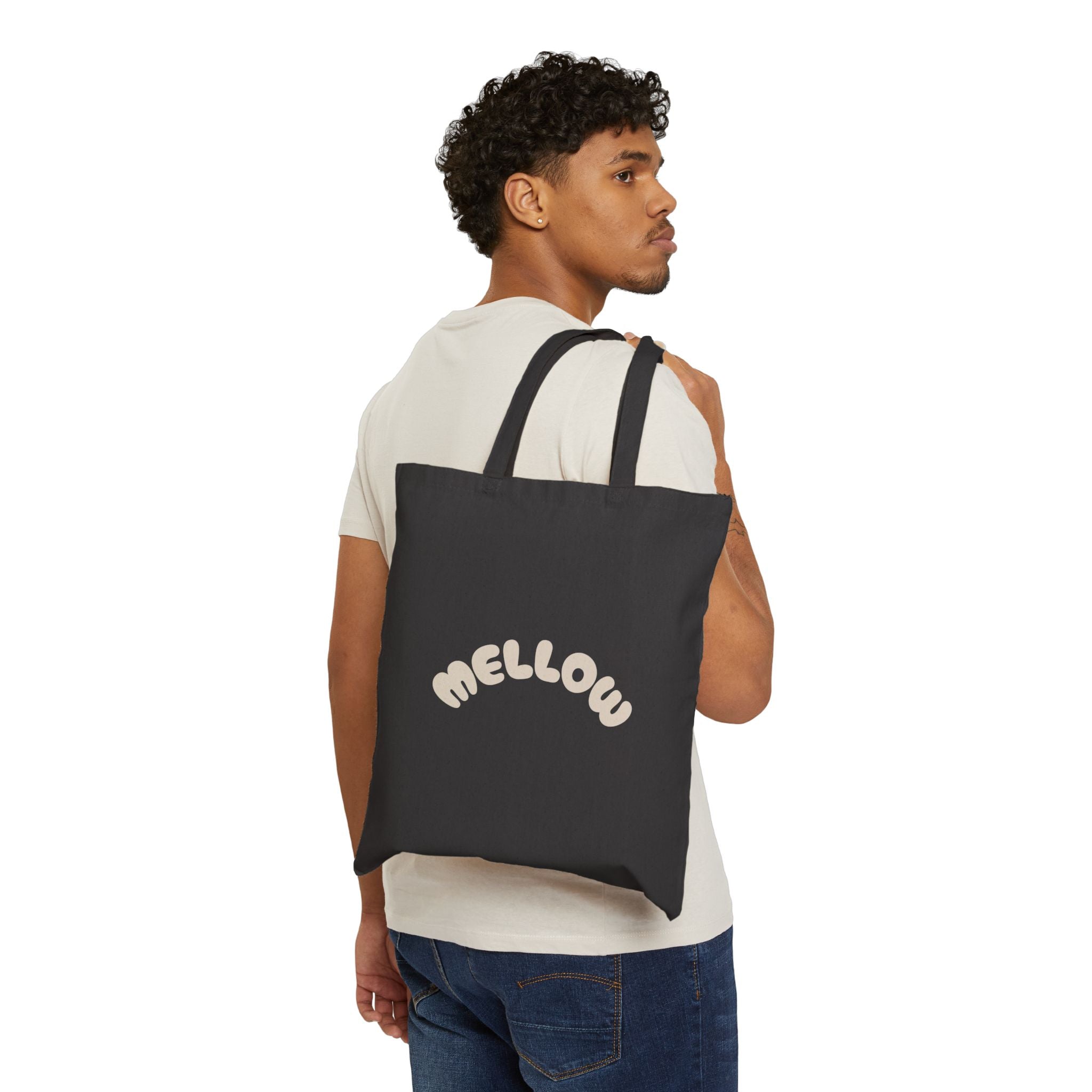 Retro Cotton Tote Bag | Mellow Canvas Shopper Printify