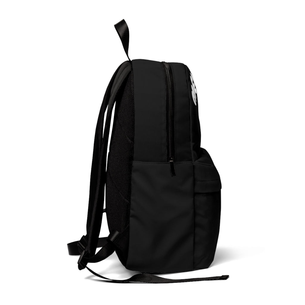 Mellow Black Backpack | Retro Bubble Letter Daypack Printify