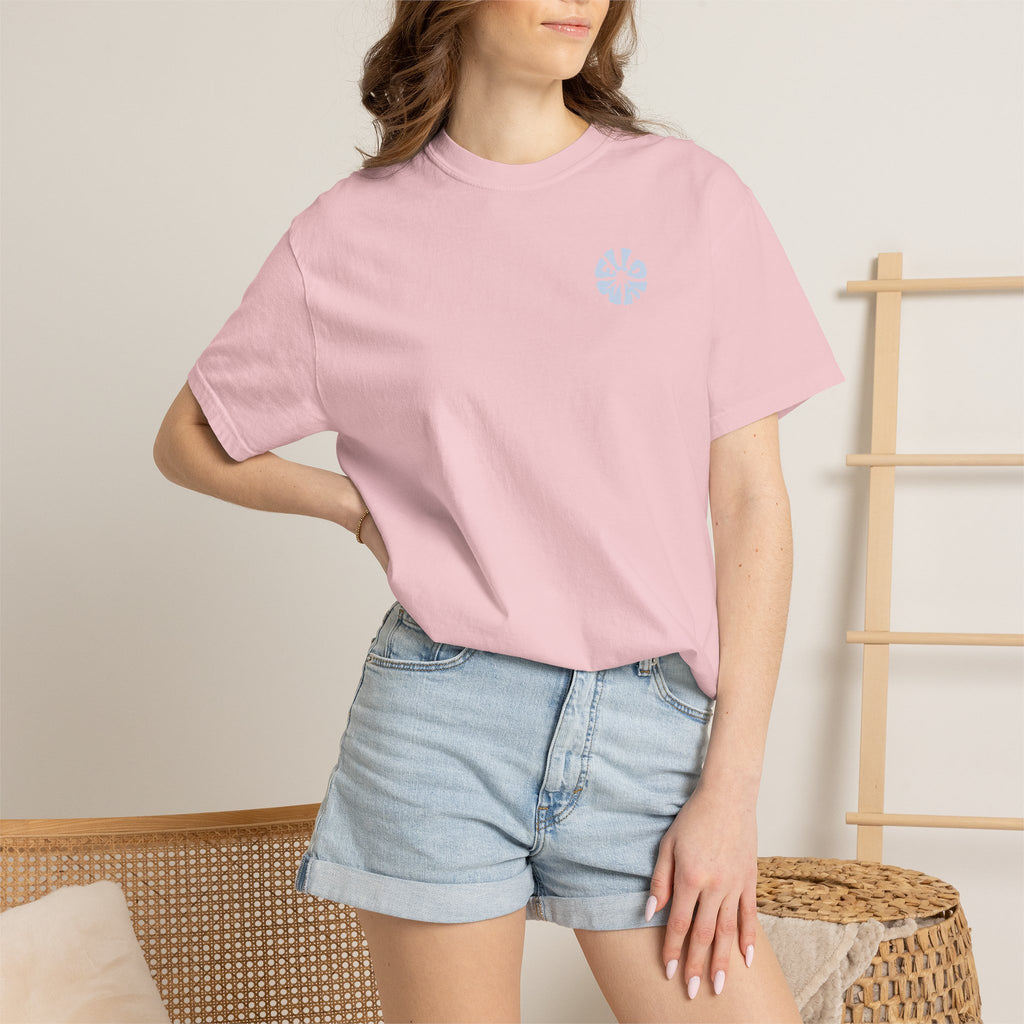Mellow Premium Unisex White T-Shirt with Minimalist Logo